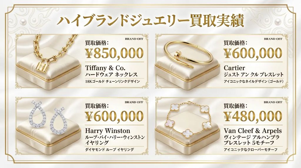 ハイブランドジュエリー買取事例